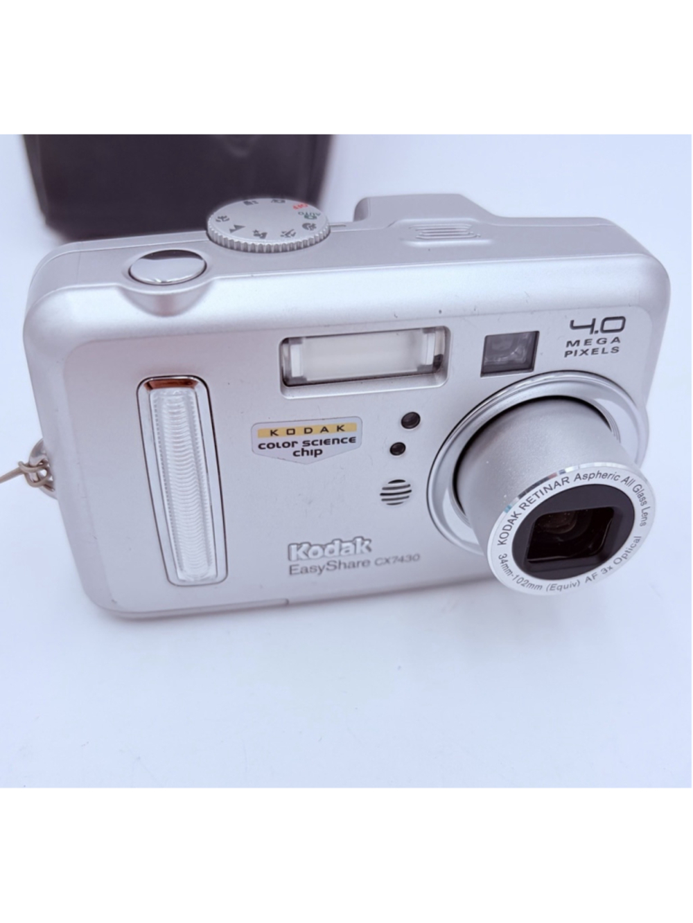 Kodak EasyShare CX7430 4.0 MP Digital Camera 3x Zoom w/ Case - Tested & Works!